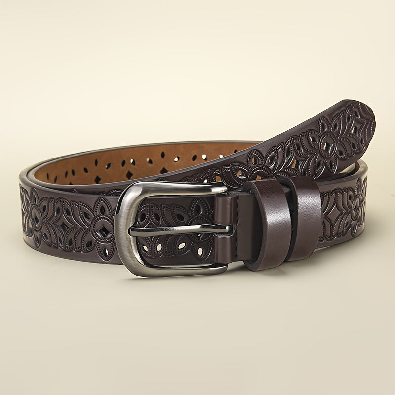 Ceinture à Boucle Classique en Simili Cuir pour Femme Enora — visuel 6
