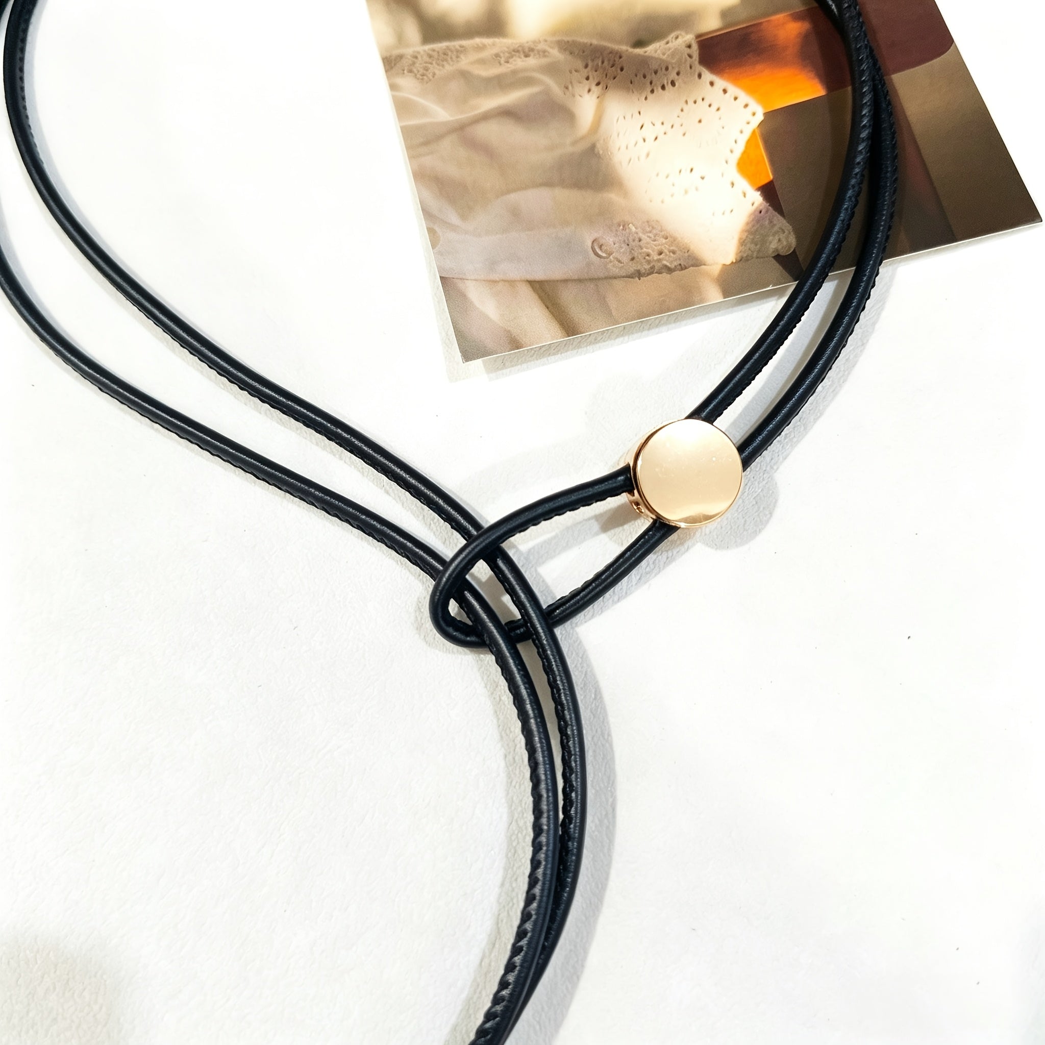 Ceinture à Boucle Classique en Simili Cuir pour Femme Erika — visuel 11