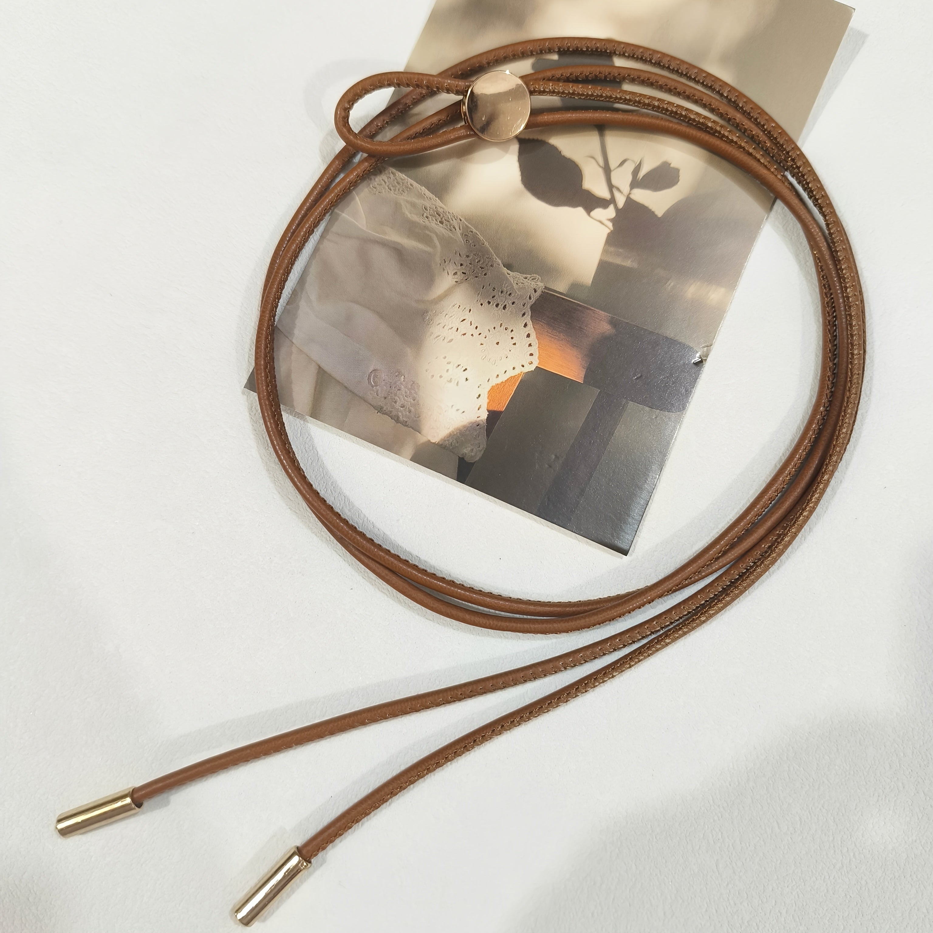 Ceinture à Boucle Classique en Simili Cuir pour Femme Erika — visuel 5