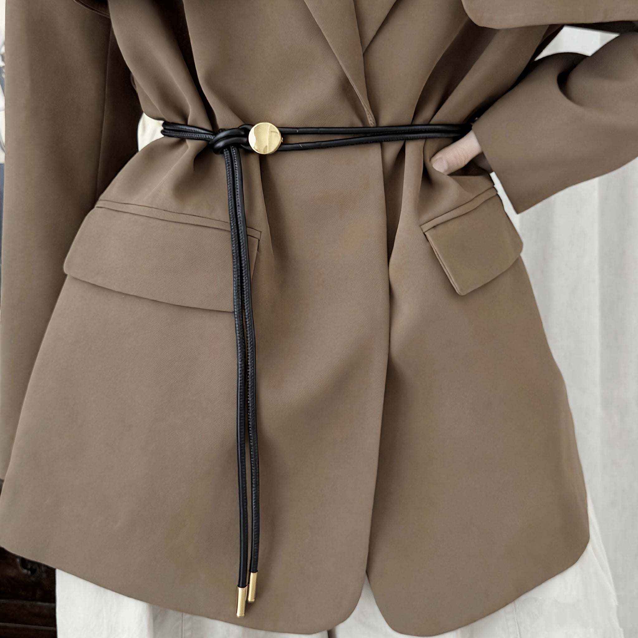 Ceinture à Boucle Classique en Simili Cuir pour Femme Erika — visuel 7