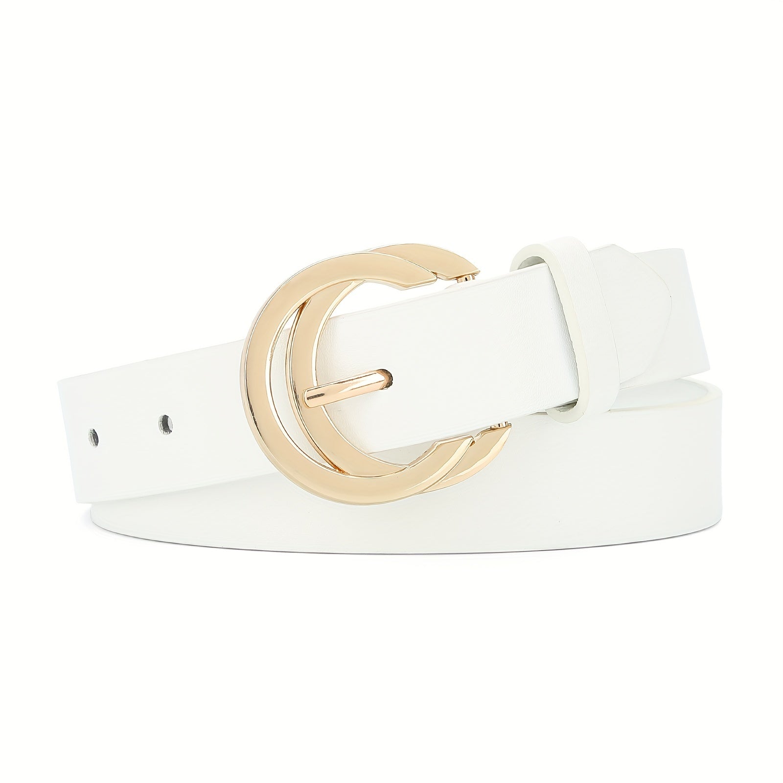 Ceinture à Boucle Classique en Simili Cuir pour Femme Faustine — visuel 11