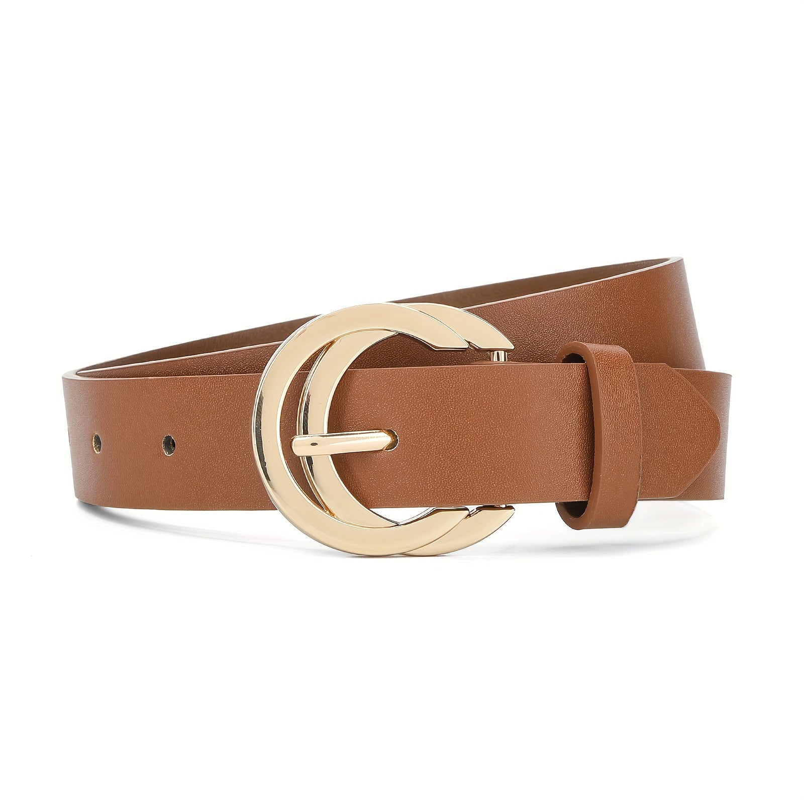 Ceinture à Boucle Classique en Simili Cuir pour Femme Faustine — visuel 3