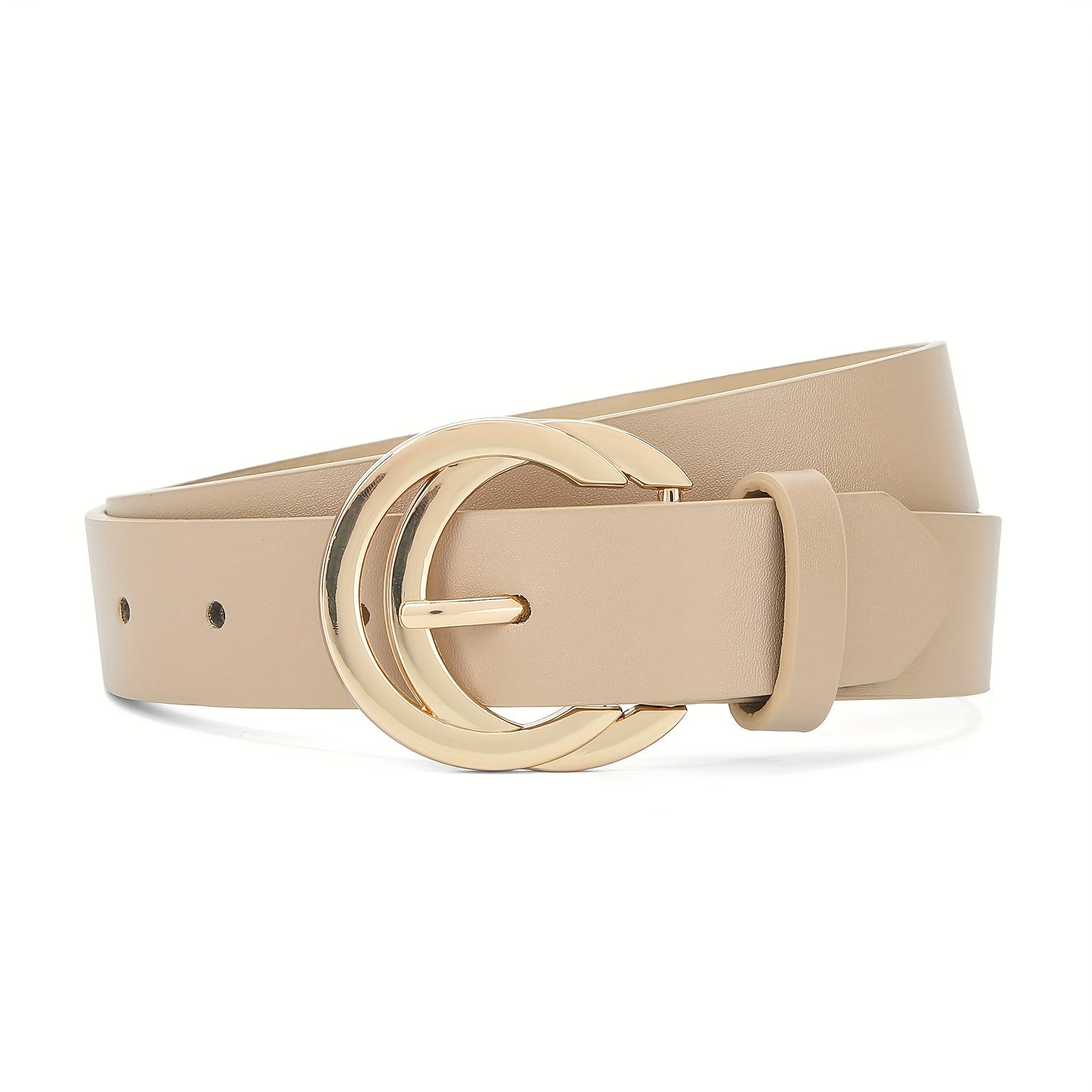 Ceinture à Boucle Classique en Simili Cuir pour Femme Faustine — visuel 4