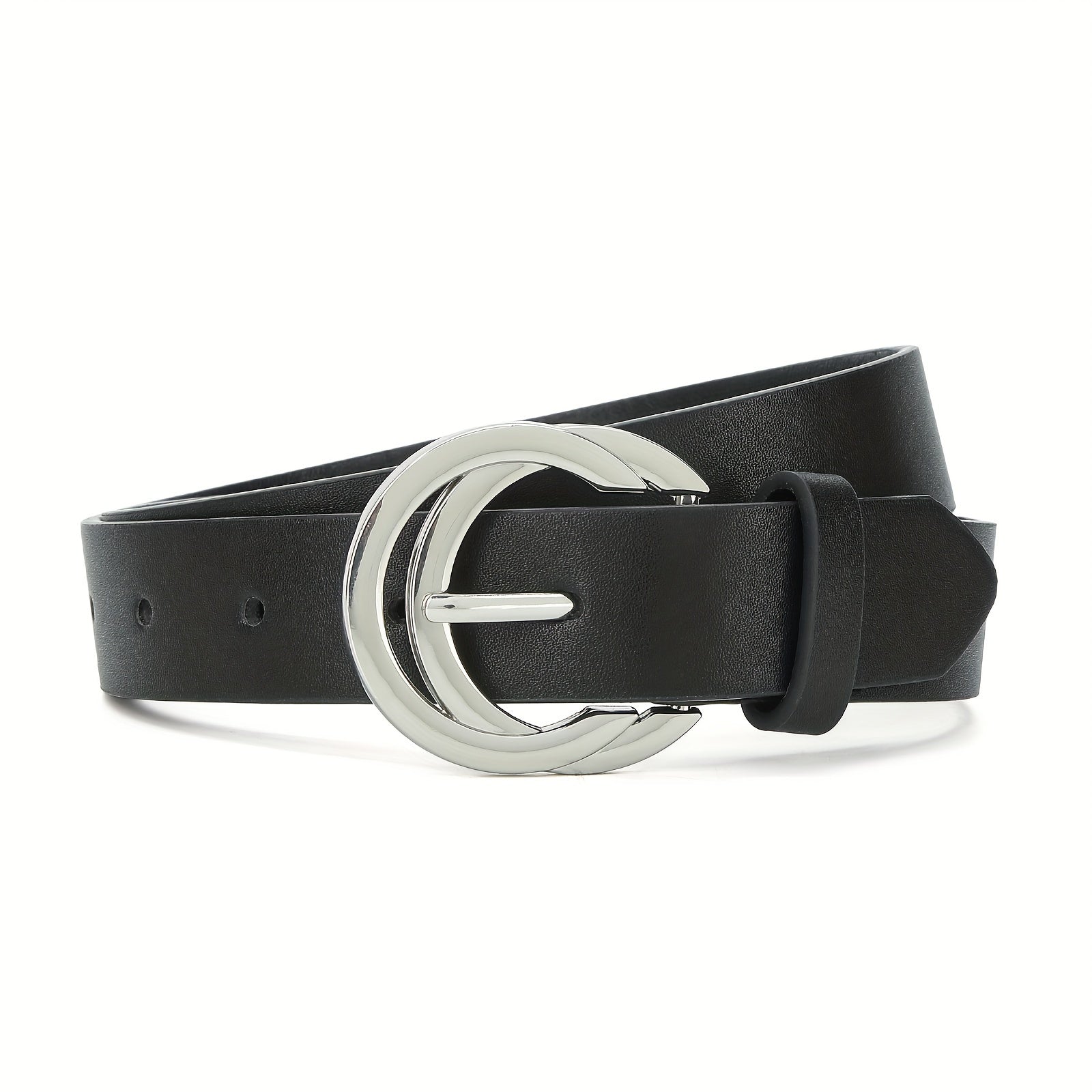 Ceinture à Boucle Classique en Simili Cuir pour Femme Faustine — visuel 6