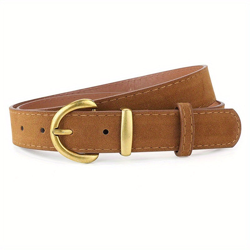 Ceinture à Boucle Classique en Simili Cuir pour Femme Gabrielle — visuel 3