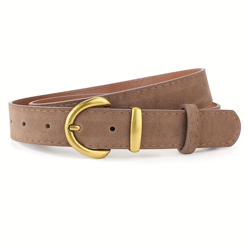 Ceinture à Boucle Classique en Simili Cuir pour Femme Gabrielle — visuel 5