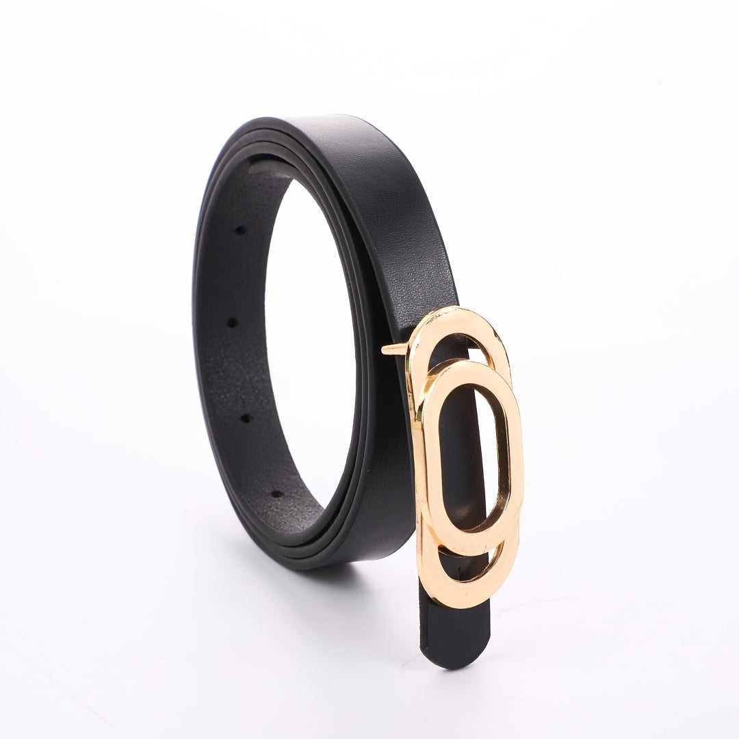 Ceinture à Boucle Classique en Simili Cuir pour Femme Genevieve — visuel 11