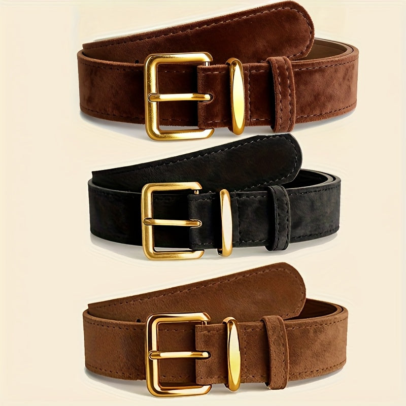 Ceinture à Boucle Classique en Simili Cuir pour Femme Irène — visuel 1