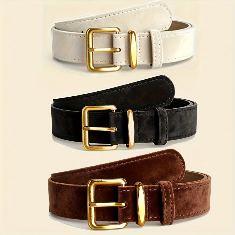Ceinture à Boucle Classique en Simili Cuir pour Femme Irène — visuel 3