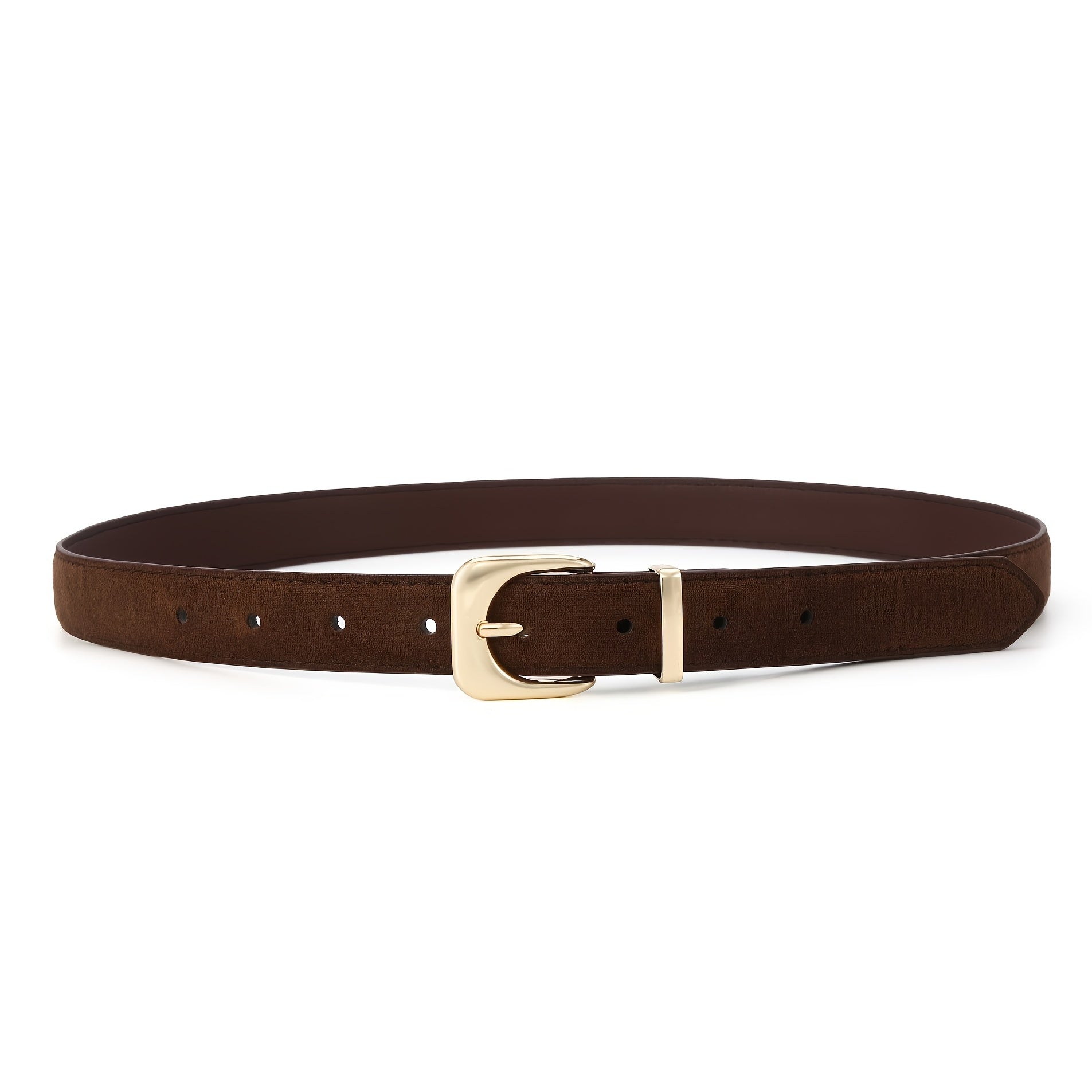 Ceinture à Boucle Classique en Simili Cuir pour Femme Justine — visuel 3