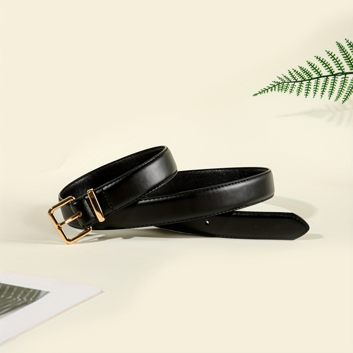 Ceinture à Boucle Classique en Simili Cuir pour Femme Marion — visuel 3