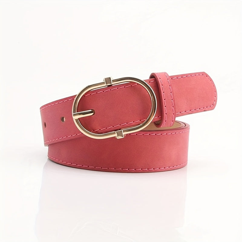 Ceinture à Boucle Classique en Simili Cuir pour Femme Mauricette — visuel 2