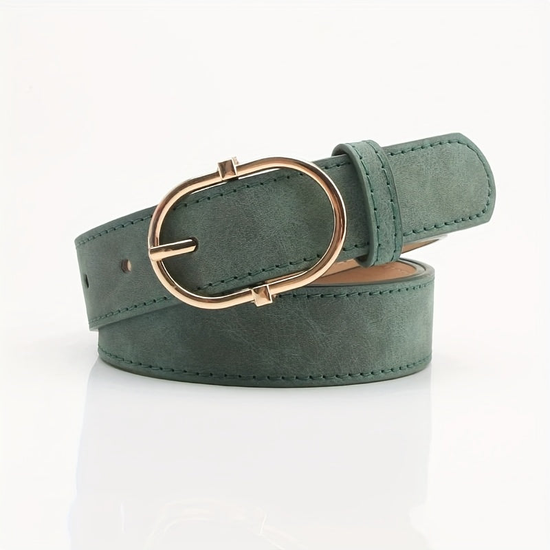Ceinture à Boucle Classique en Simili Cuir pour Femme Mauricette — visuel 3