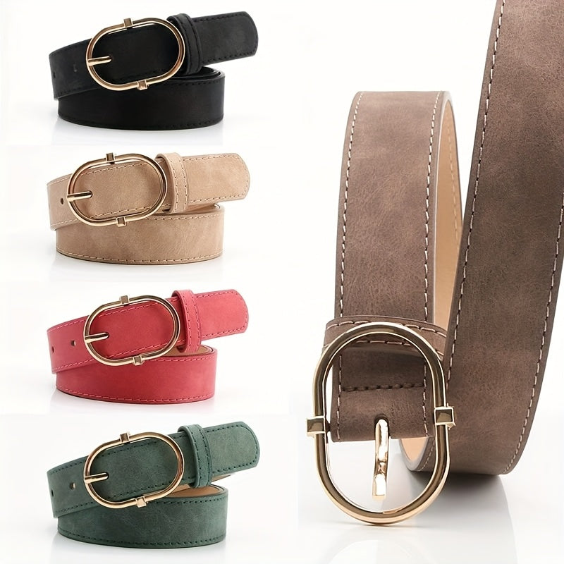 Ceinture à Boucle Classique en Simili Cuir pour Femme Mauricette — visuel 4