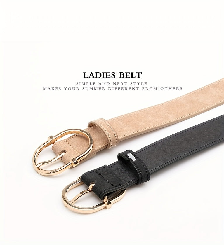 Ceinture à Boucle Classique en Simili Cuir pour Femme Mauricette — visuel 9