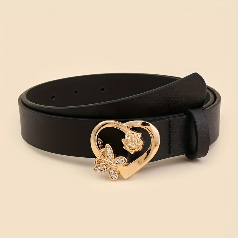 Ceinture à Boucle Classique en Simili Cuir pour Femme Oriane — visuel 1