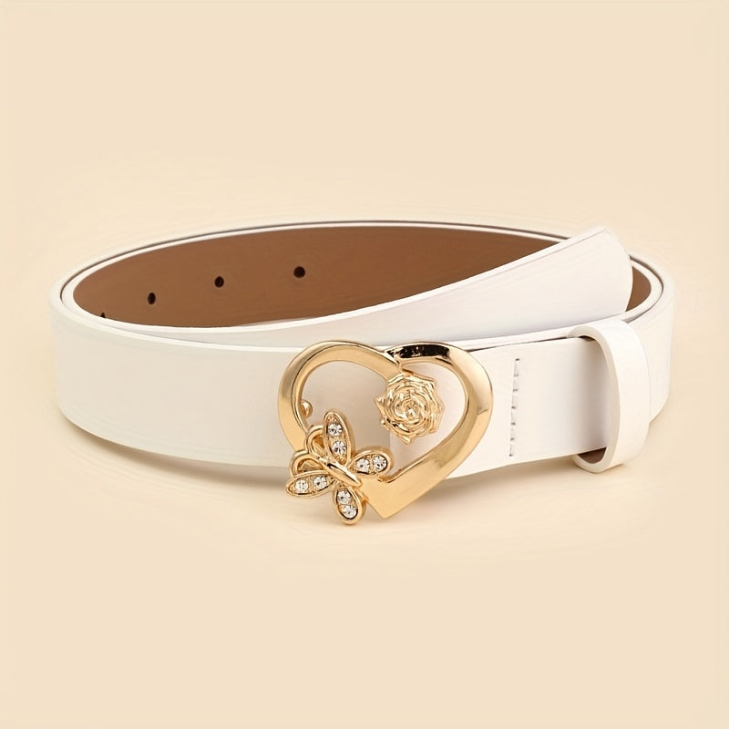 Ceinture à Boucle Classique en Simili Cuir pour Femme Oriane — visuel 2