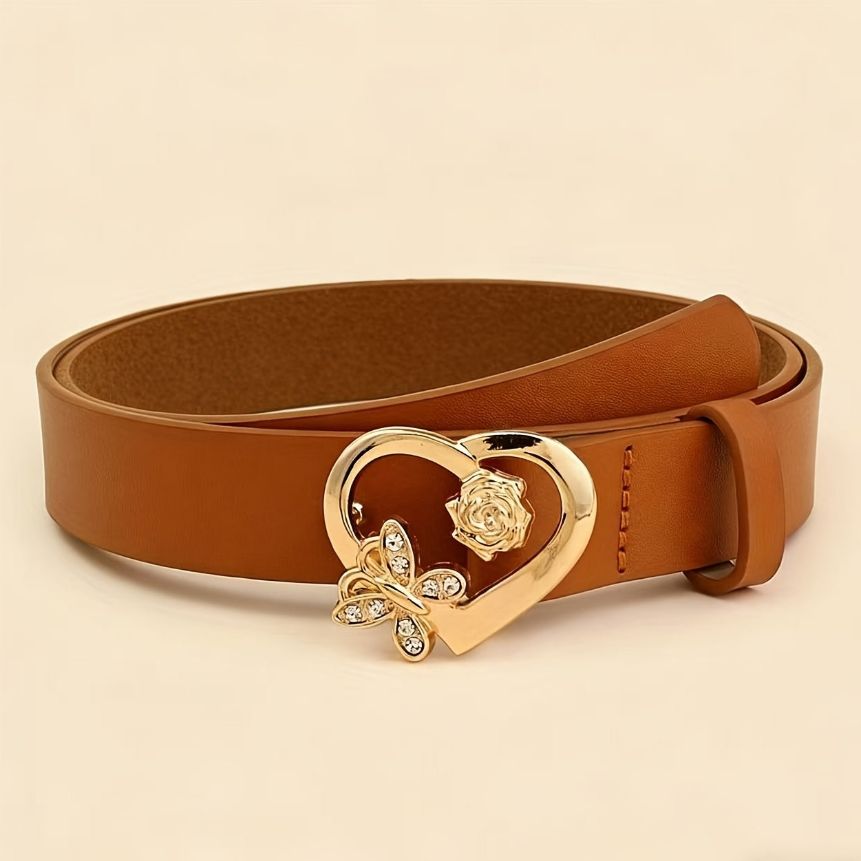 Ceinture à Boucle Classique en Simili Cuir pour Femme Oriane — visuel 3