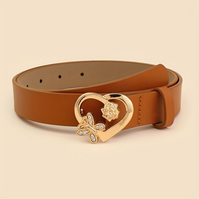 Ceinture à Boucle Classique en Simili Cuir pour Femme Oriane — visuel 5