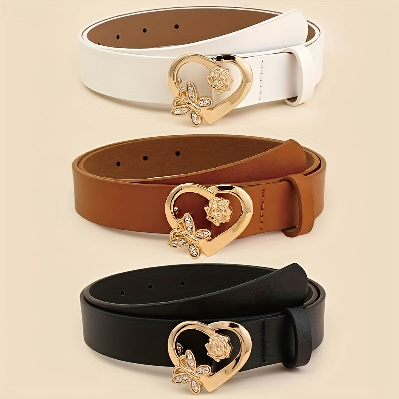 Ceinture à Boucle Classique en Simili Cuir pour Femme Oriane — visuel 6