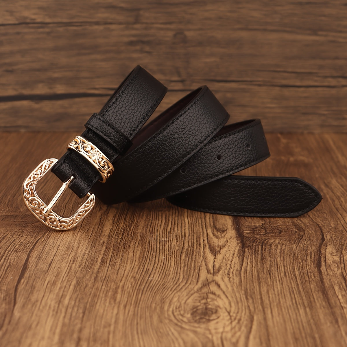 Ceinture à Boucle Classique en Simili Cuir pour Femme Rachel — visuel 2