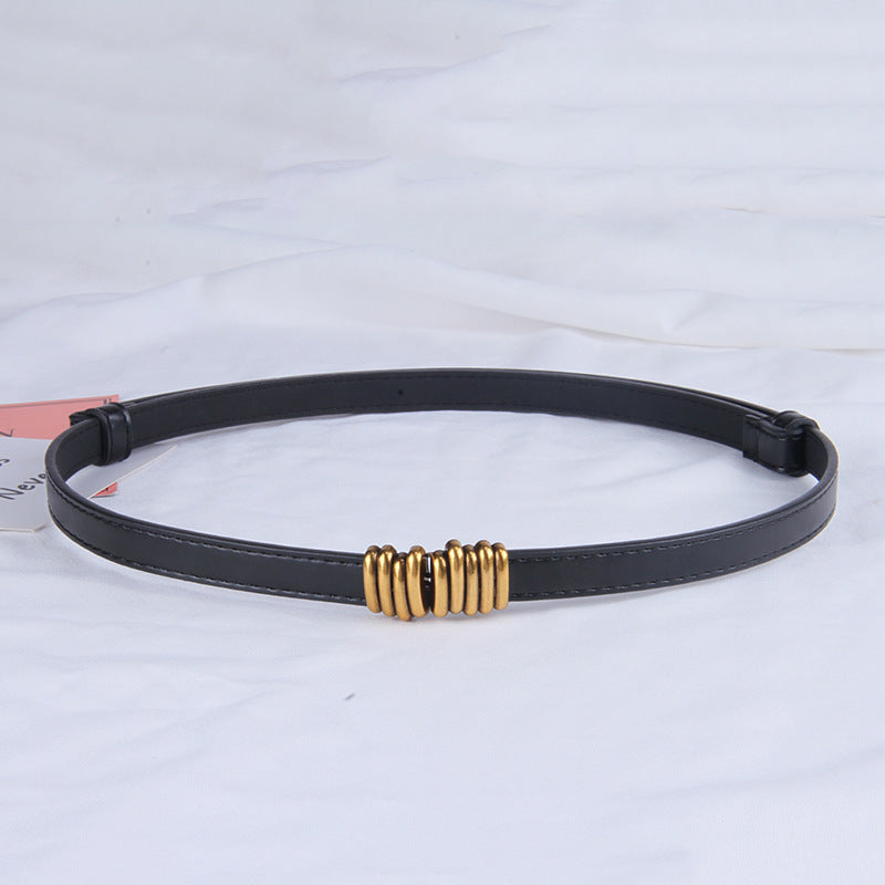 Ceinture à Boucle Classique en Simili Cuir pour Femme Raphaelle — visuel 2