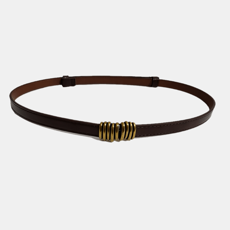 Ceinture à Boucle Classique en Simili Cuir pour Femme Raphaelle — visuel 4