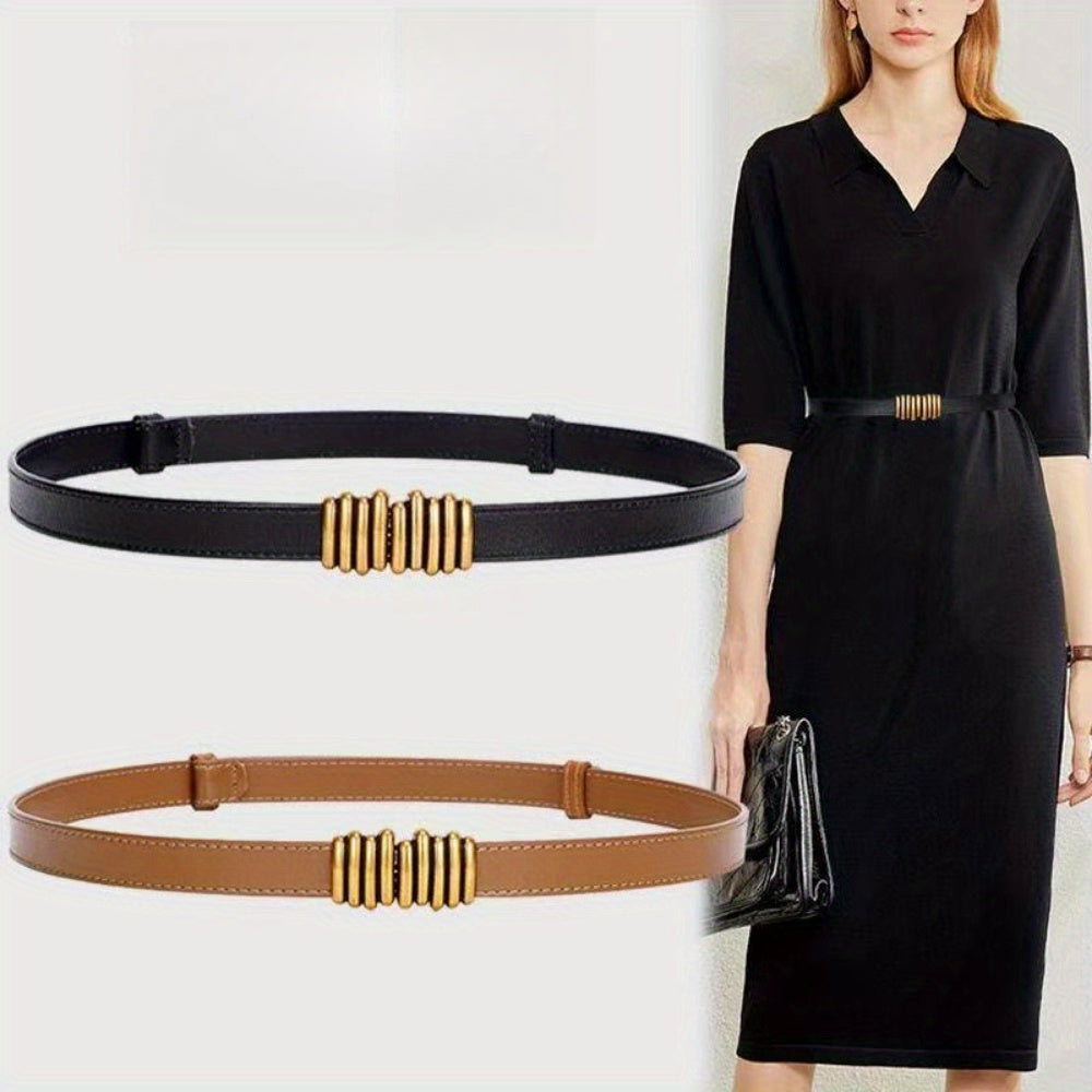 Ceinture à Boucle Classique en Simili Cuir pour Femme Raphaelle — visuel 5