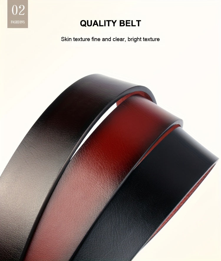 Ceinture à Boucle Classique en Simili Cuir pour Homme Augustin — visuel 6