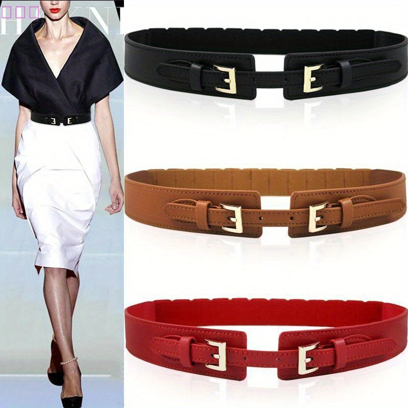 Ceinture à Boucle Classique en Simili Cuir pour Homme Aurora — visuel 12