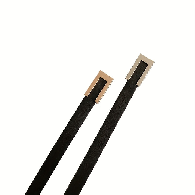 Ceinture à Boucle Classique en Simili Cuir pour Homme Boise — visuel 15