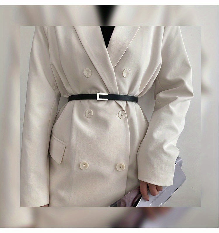 Ceinture à Boucle Classique en Simili Cuir pour Homme Boise — visuel 5