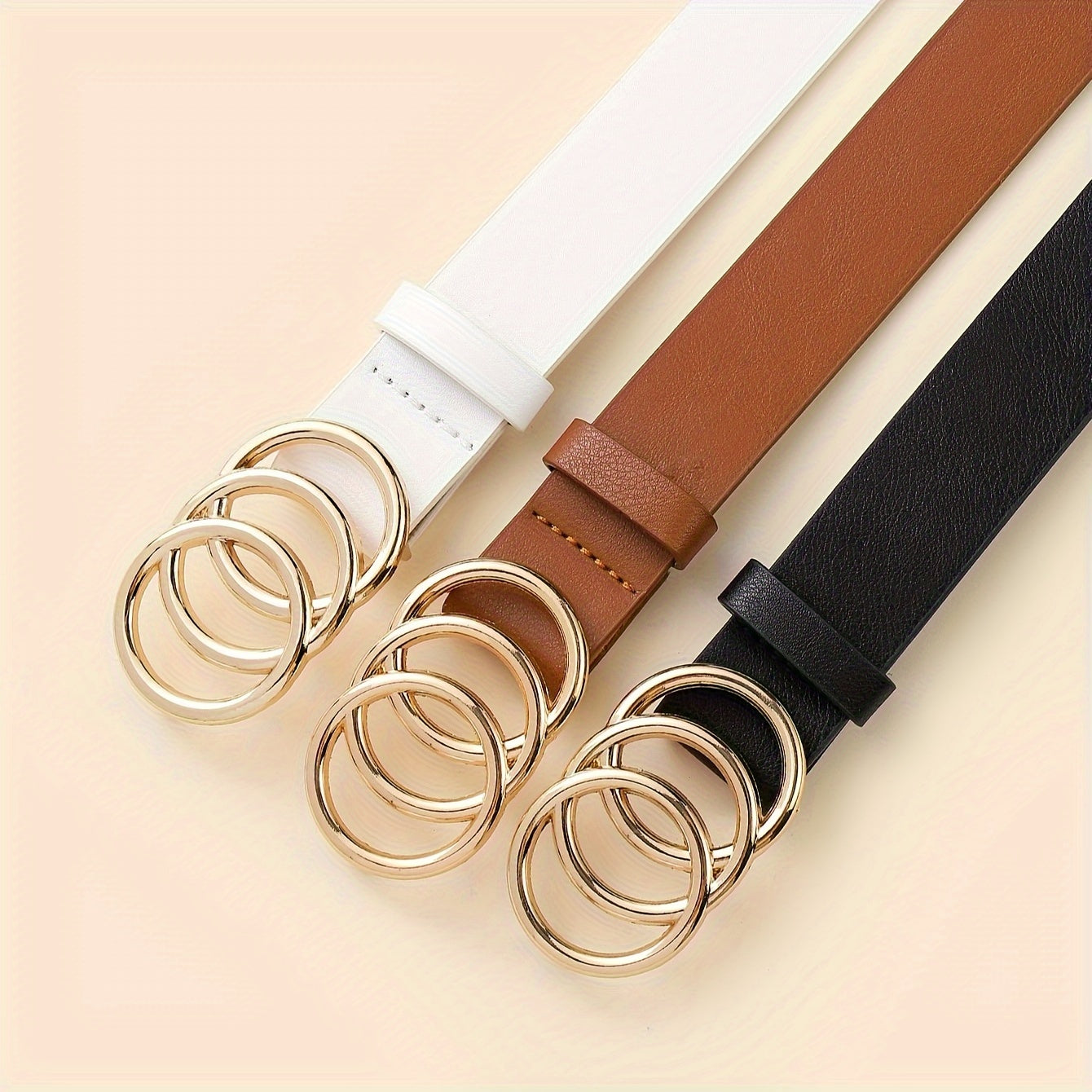 Ceinture à Boucle Classique en Simili Cuir pour Homme Bolton — visuel 2