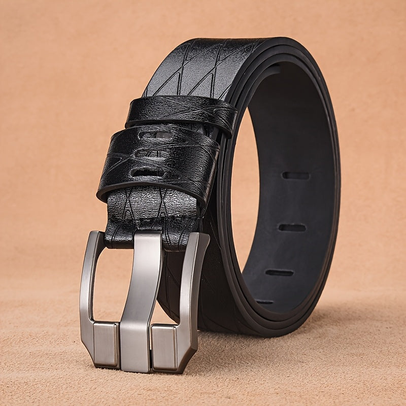 Ceinture à Boucle Classique en Simili Cuir pour Homme Brieuc — visuel 1