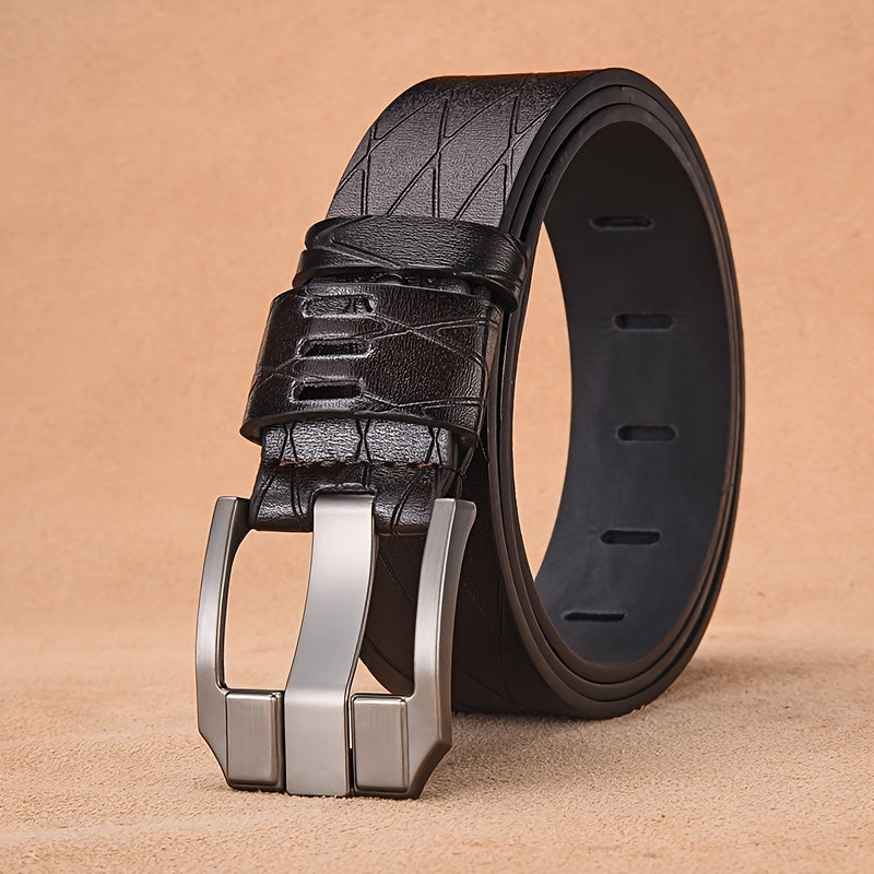 Ceinture à Boucle Classique en Simili Cuir pour Homme Brieuc — visuel 2
