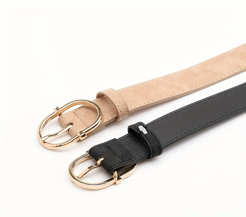 Ceinture à Boucle Classique en Simili Cuir pour Homme Charleroi — visuel 5