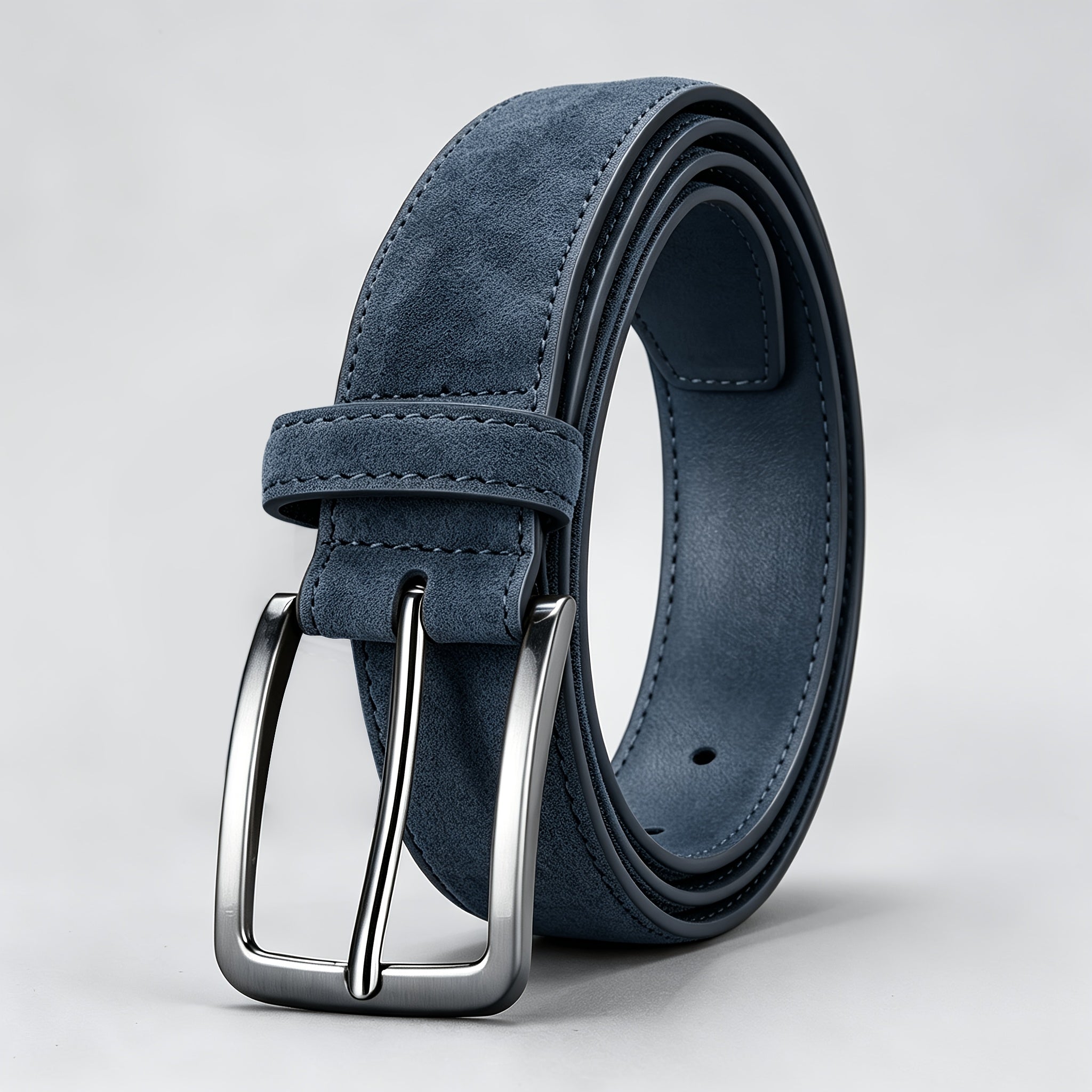 Ceinture à Boucle Classique en Simili Cuir pour Homme Etienne — visuel 2