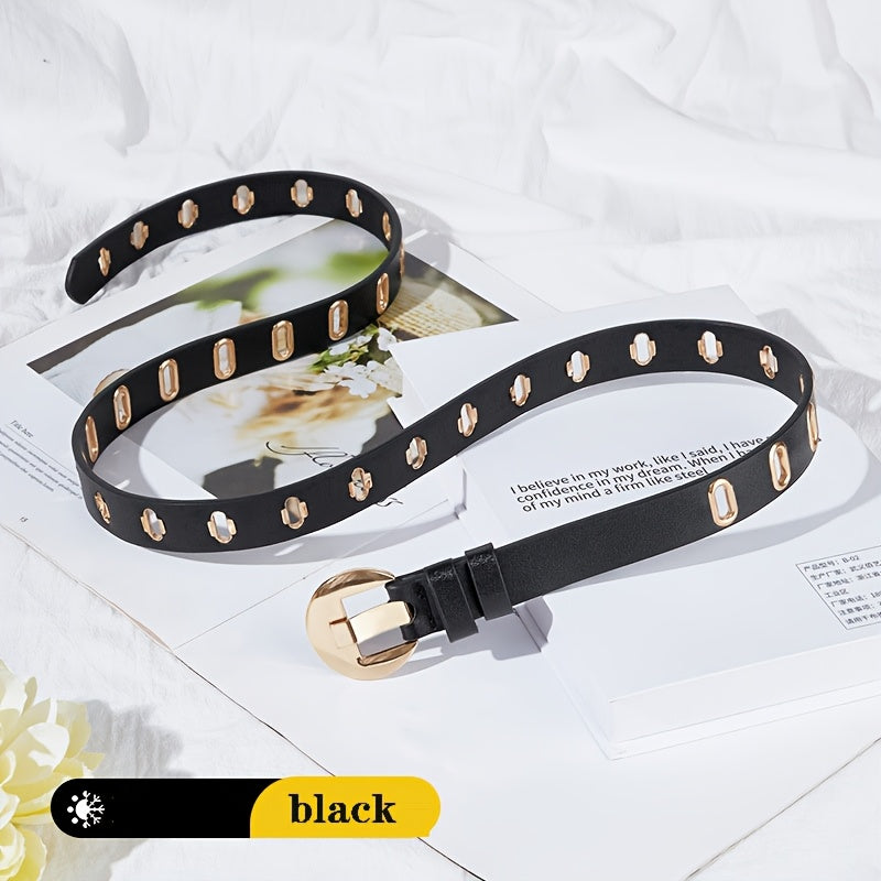 Ceinture à Boucle Classique en Simili Cuir pour Homme Hanovre — visuel 4