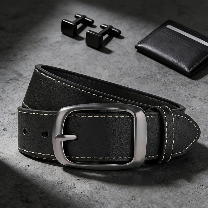 Ceinture à Boucle Classique en Simili Cuir pour Homme Horace — visuel 1