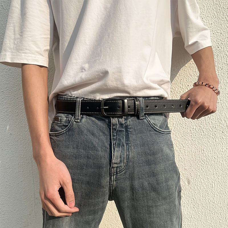 Ceinture à Boucle Classique en Simili Cuir pour Homme Horace — visuel 3