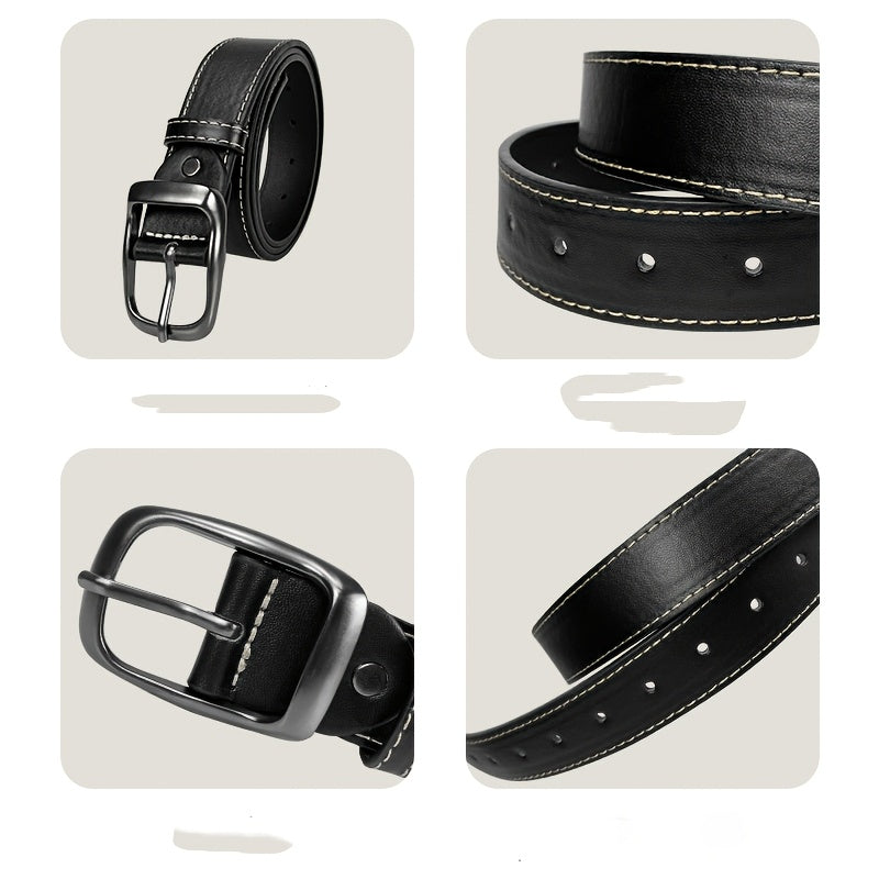 Ceinture à Boucle Classique en Simili Cuir pour Homme Horace — visuel 5
