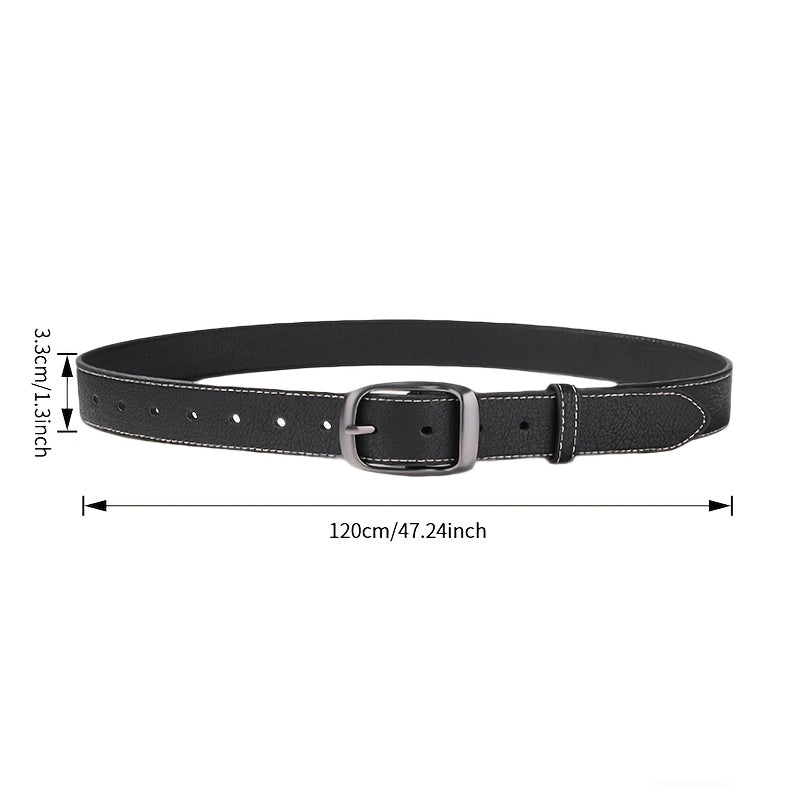 Ceinture à Boucle Classique en Simili Cuir pour Homme Horace — visuel 6