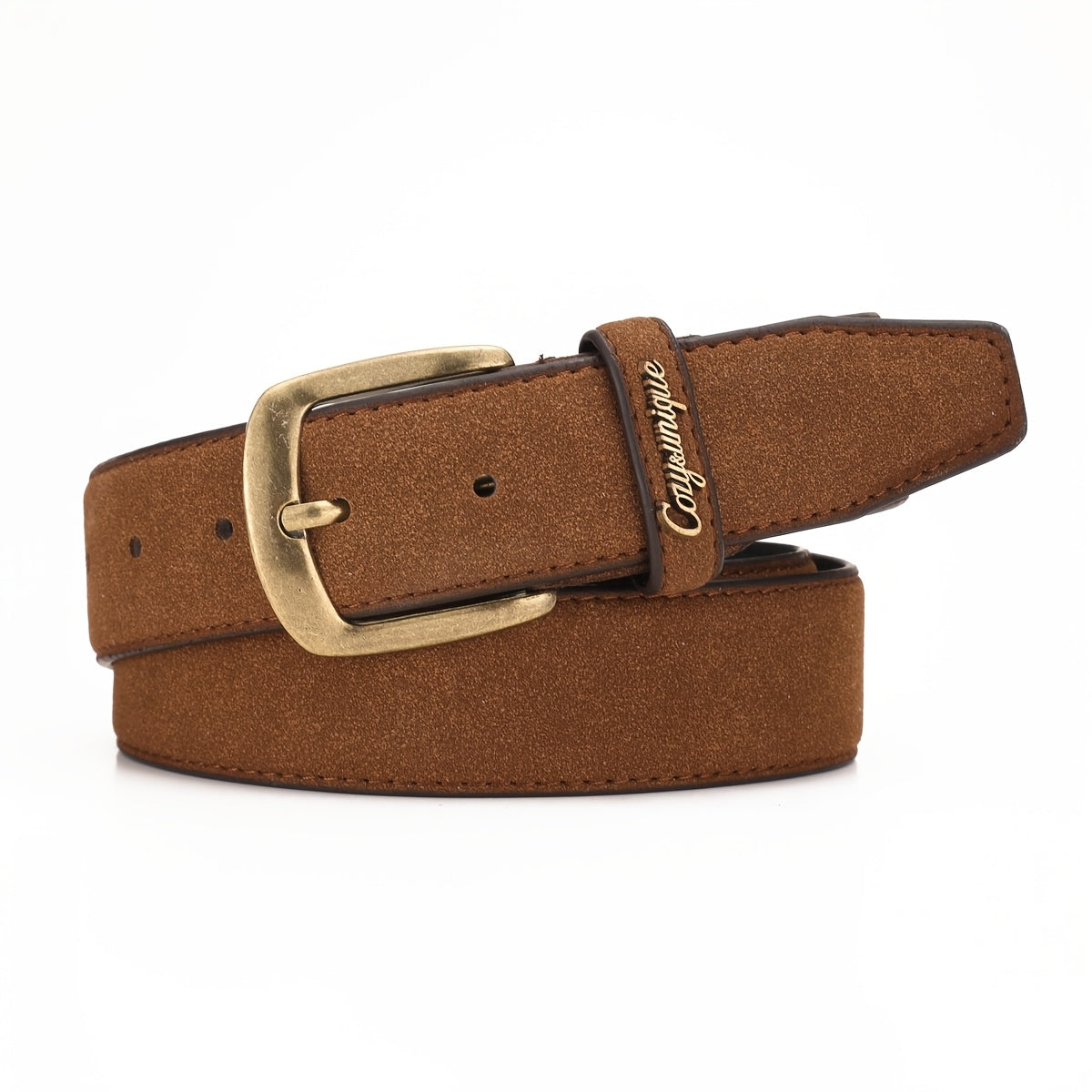 Ceinture à Boucle Classique en Simili Cuir pour Homme Isidore — visuel 7