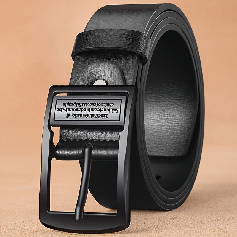 Ceinture à Boucle Classique en Simili Cuir pour Homme Pierre — visuel 2