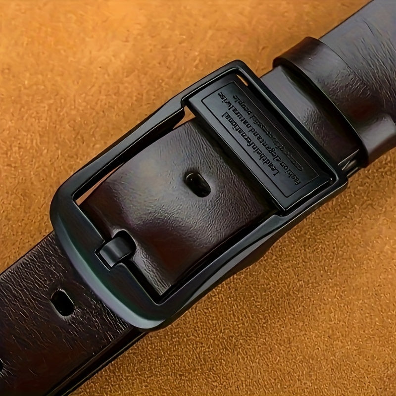 Ceinture à Boucle Classique en Simili Cuir pour Homme Pierre — visuel 9