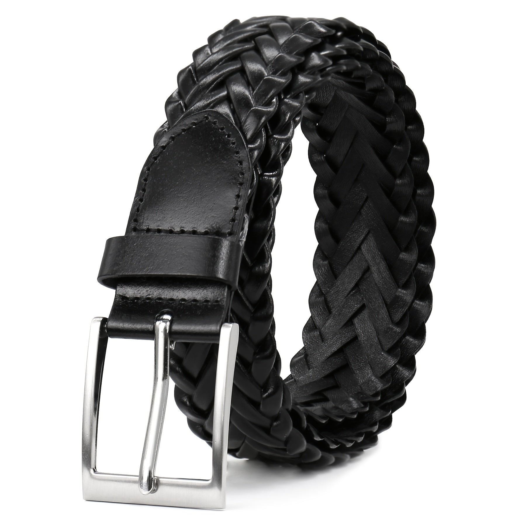 Ceinture à Boucle Classique en Simili Cuir pour Homme Romuald — visuel 1
