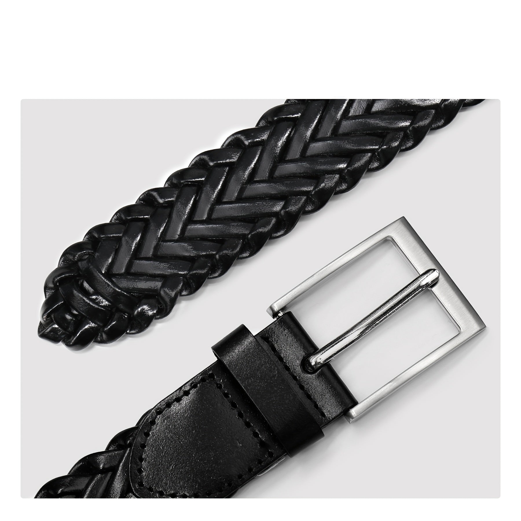 Ceinture à Boucle Classique en Simili Cuir pour Homme Romuald — visuel 8