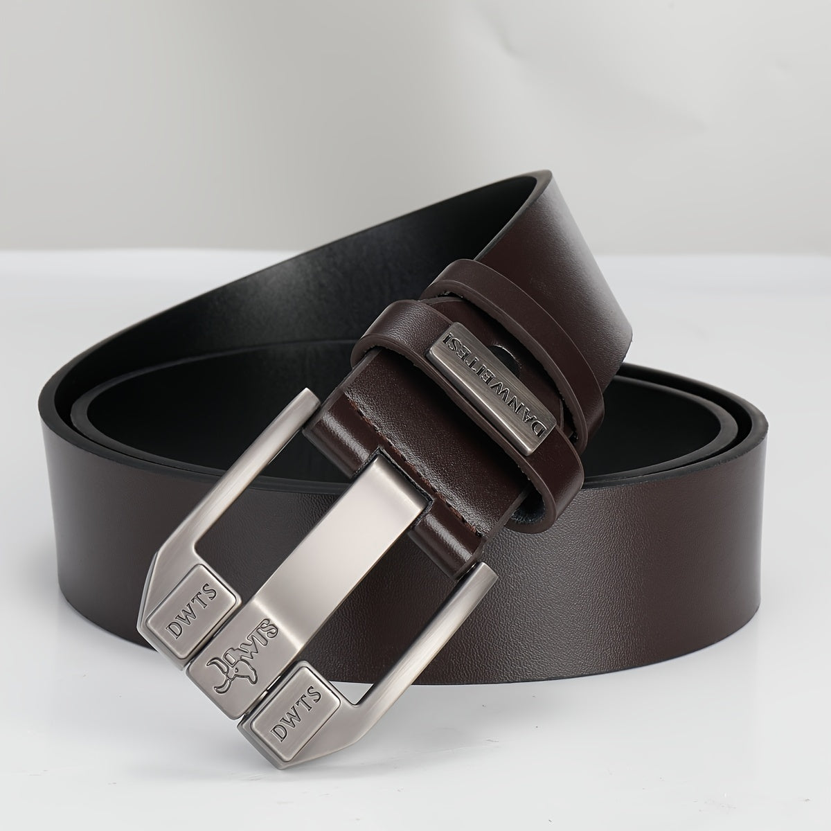 Ceinture à Boucle Classique en Simili Cuir pour Homme Valentin — visuel 9