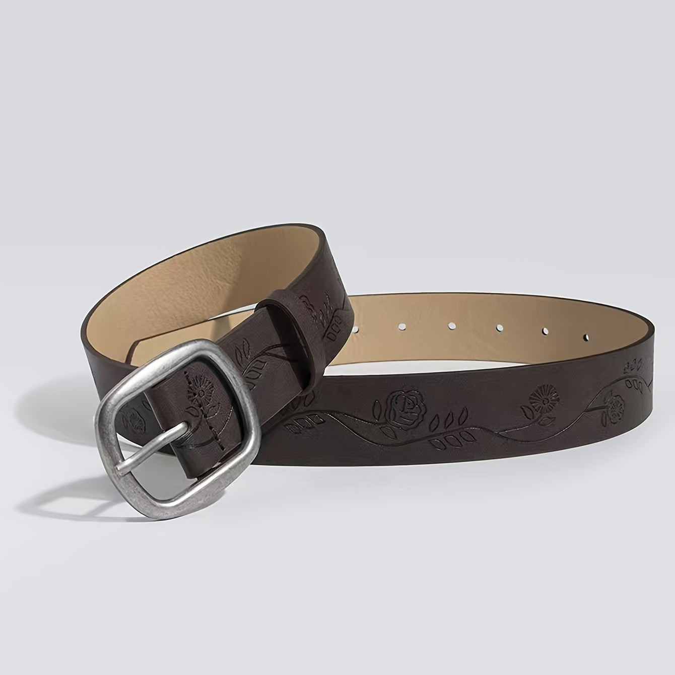 Ceinture à Boucle Classique en Simili Cuir pour Homme Vincent — visuel 14