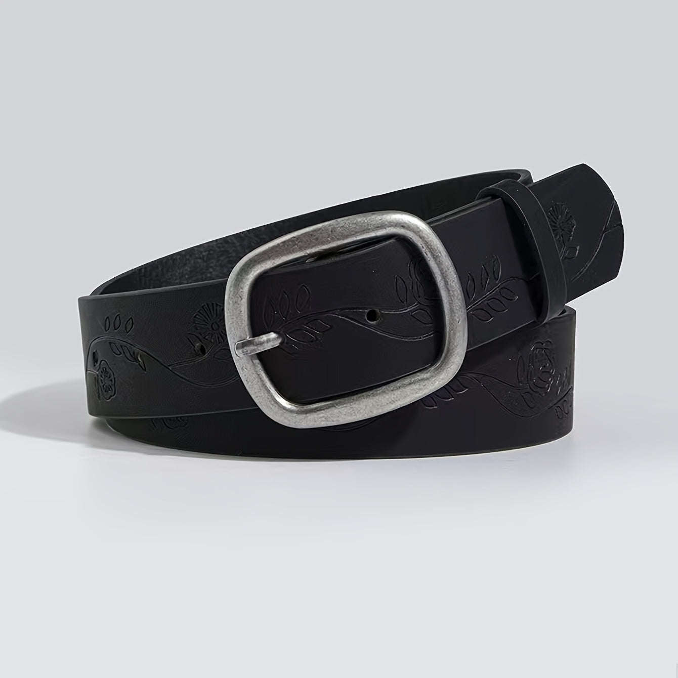 Ceinture à Boucle Classique en Simili Cuir pour Homme Vincent — visuel 2